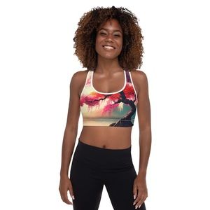 Asian Floral LaLa D&C Sports Bra